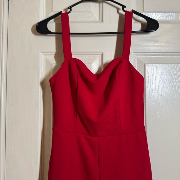 crystal sky jumpsuit shorts red size S - Picture 2 of 6